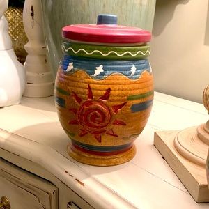 Southwest design Mexican style pottery.